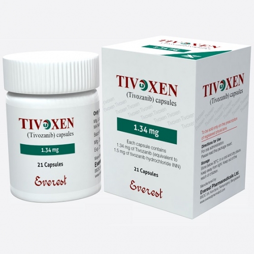 孟加拉珠峰制药生产的蒂沃扎尼（别名：Tivoxen、Tivozanib、蒂沃扎尼、替沃扎尼）