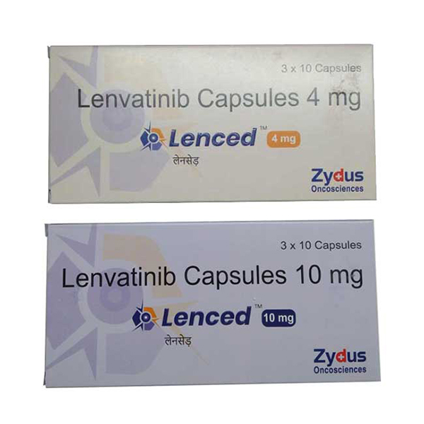 Zydus生产的仑伐替尼（别名：Lenced、Lenvatinib）