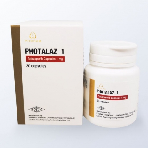 老挝第二制药生产的他拉唑帕尼（别名：PHOTALAZ1、他拉唑帕利、他唑来膦、talazoparib、Talzenna）