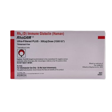 美国强生生产的抗D免疫球蛋白（别名：RhoGAM、Rho(D)ImmuneGlobulin(Human)）