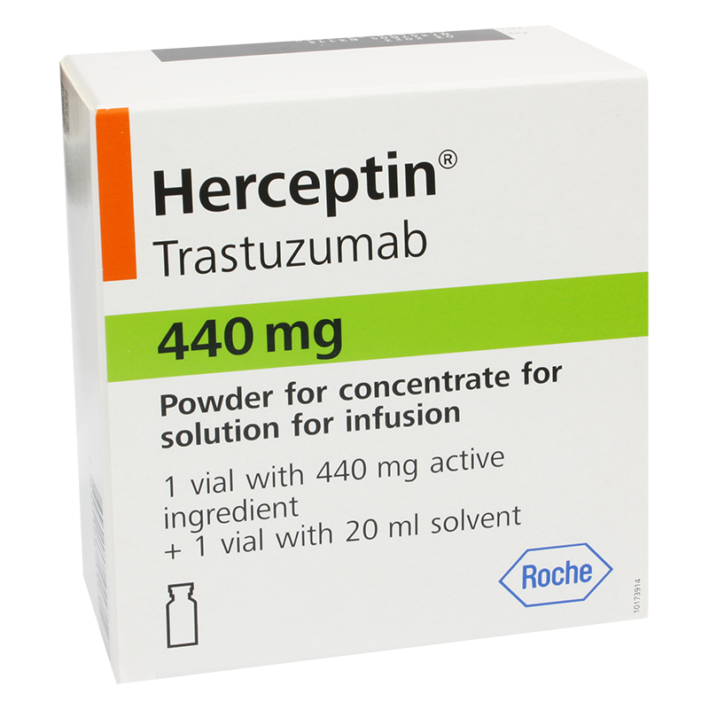 瑞士罗氏生产的曲妥珠单抗（别名：赫赛汀、注射用曲妥珠单抗、Herceptin、Trastuzumab）