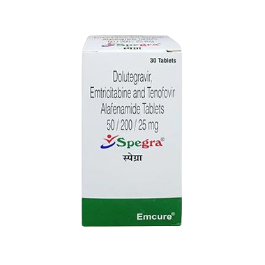 印度Emcure生产的斯佩格（别名：spegra、DolutegravirSodiumTablets、EmtricitabineandTenofovirAlafenamideTablets）