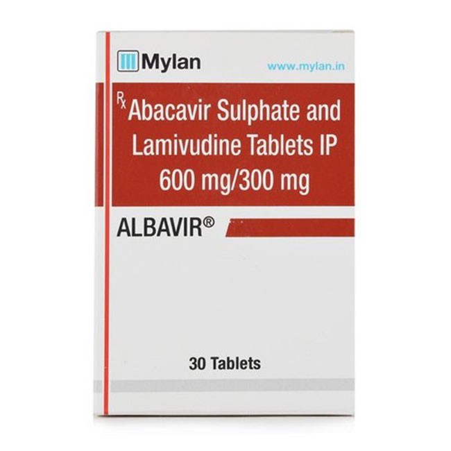 Mylan生产的克韦滋（别名：Alvavir、Abacavir(600mg)+Lamivudine(300mg)）