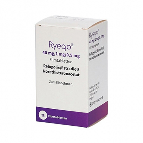 百慕大Myovant Sciences生产的Ryeqo（别名：relugolix、雌二醇、醋酸炔诺酮）