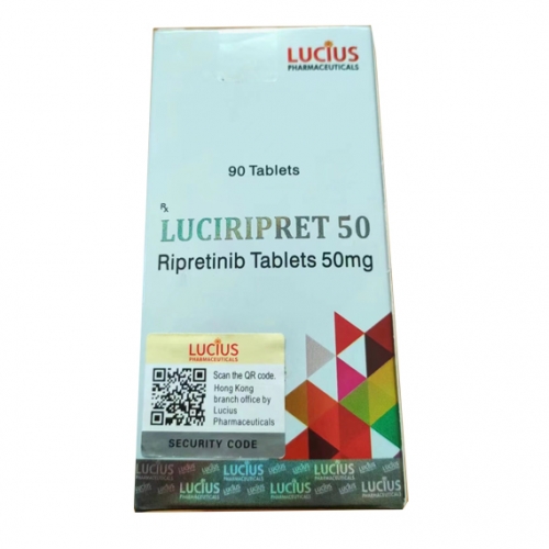 印度卢修斯生产的瑞派替尼（别名：LUCIRIPRET50，瑞派替尼，瑞普替尼，Ripretinib，Qinlock）