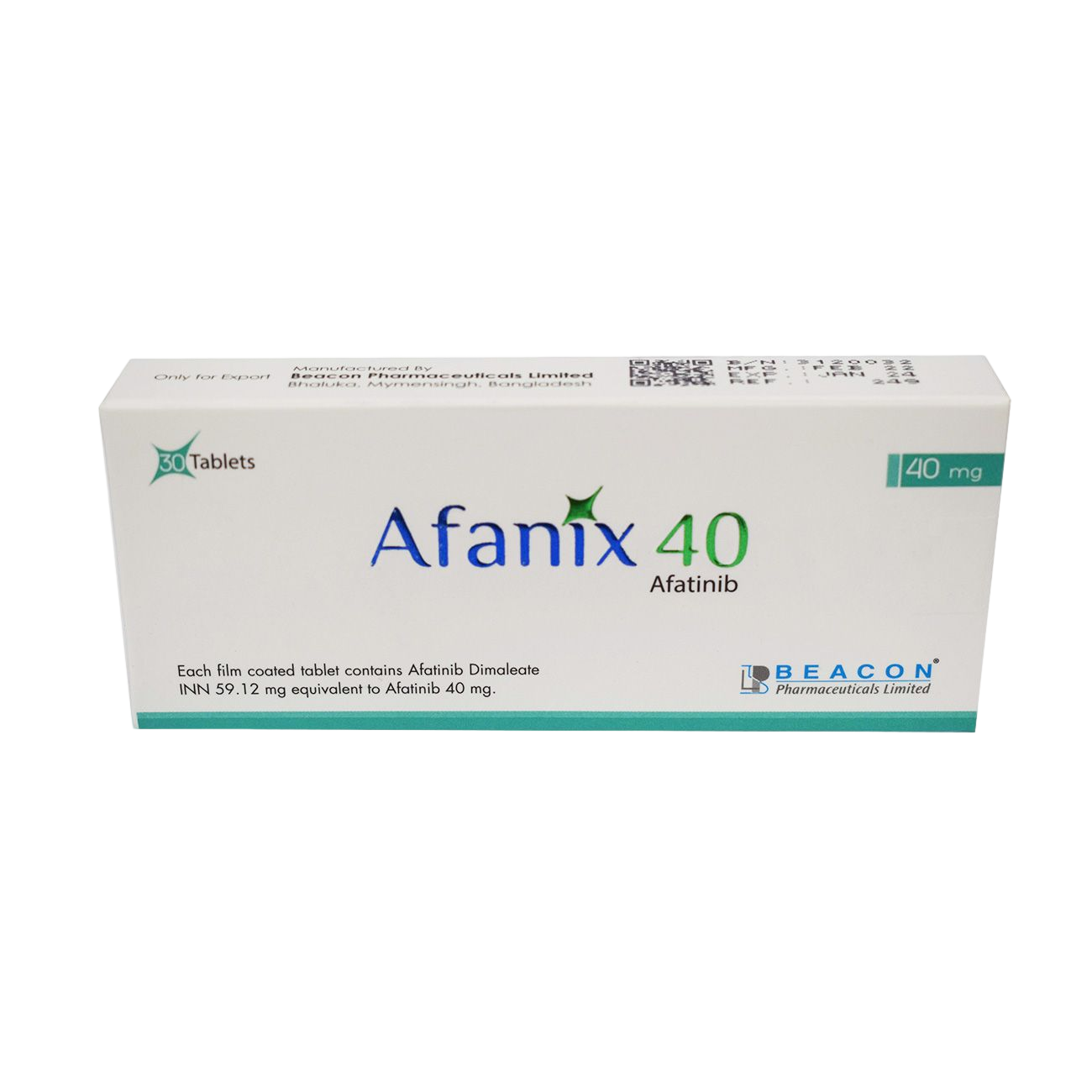 孟加拉碧康生产的阿法替尼（别名：吉泰瑞、afatinib、Xovoltib、Gilotrif、Afanix）