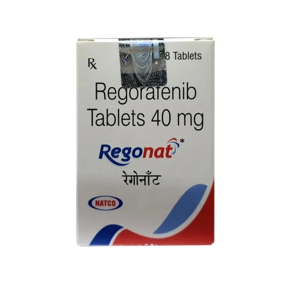 老挝第二药厂生产的瑞格非尼（别名：瑞戈非尼、瑞格菲尼、Regorafenib）