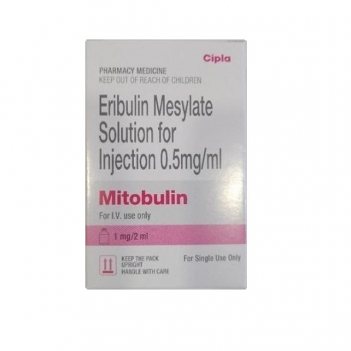 印度cipla生产的艾立布林（别名：Mitobulin、甲磺酸艾日布林注射液、Eribulin、艾立布林）