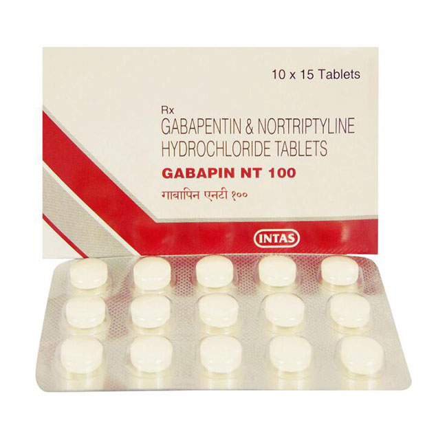 加巴喷丁/去甲替林（别名： Gabapin NT、Gabapentin (400mg) + Nortriptyline (10mg)）
