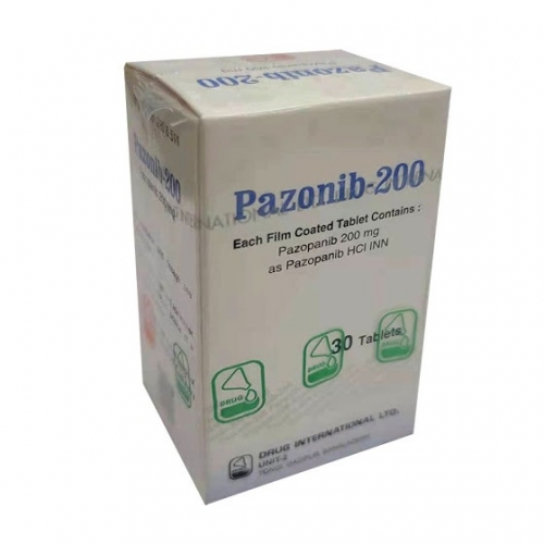 孟加拉耀品国际生产的培唑帕尼（别名：Pazonib、帕唑帕尼、维全特、pazopanib、Votrient）