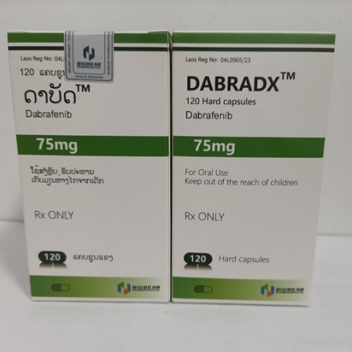 老挝大熊制药生产的达拉非尼（别名：Dabrafedx、DABRADX、甲磺酸达拉非尼胶囊、dabrafenib、Tafinlar、泰菲乐）