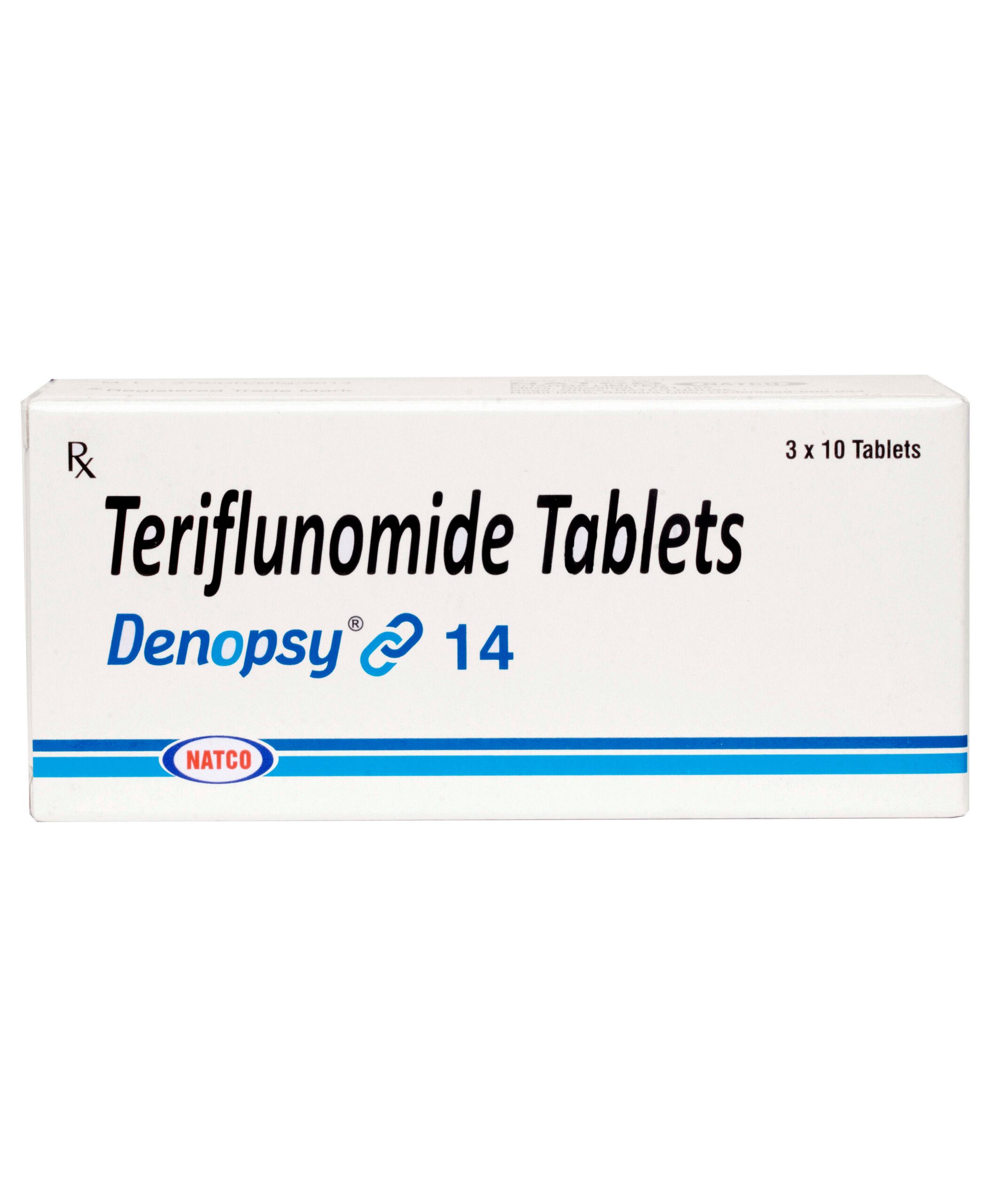 印度natco生产的特立氟胺（别名：奥巴捷、特立氟胺片、Aubagio、teriflunomid、teriflunomide）