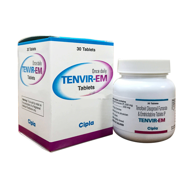 替诺福韦（别名： Tenvir-EM、Emtricitabine (200mg) + Tenofovir disoproxil fumarate (300mg)）