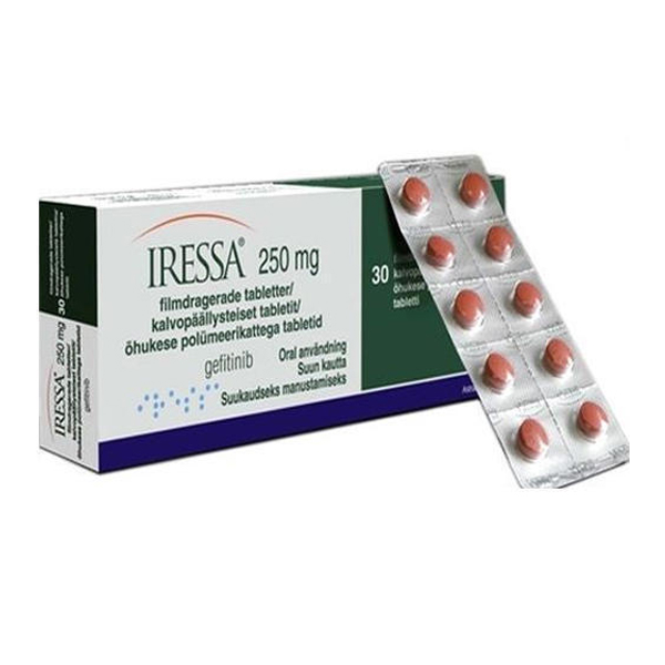 英国阿斯利康生产的吉非替尼（别名：易瑞沙、Gefitinib、Iressa、Geftinat）