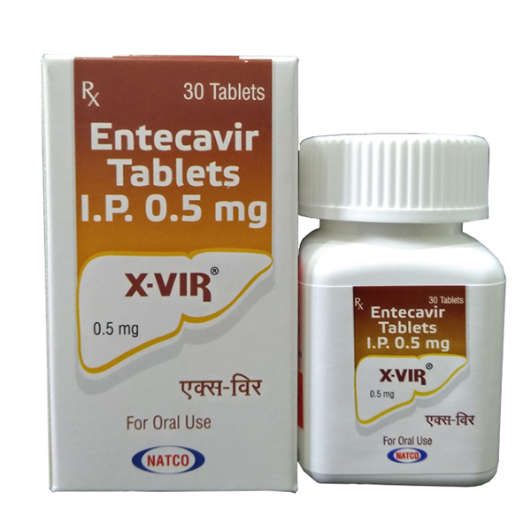 NATCO生产的博路定（别名：X-VIR、Entecavir(0.5mg)）