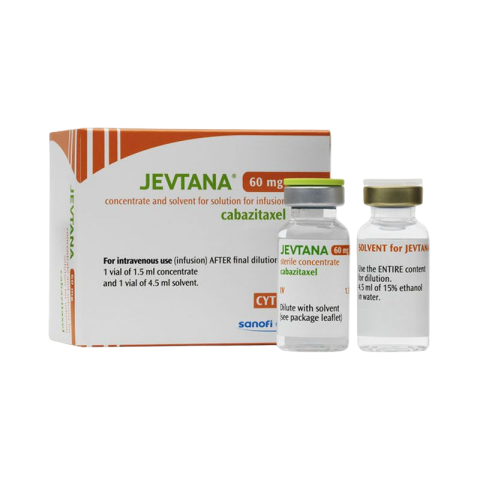 卡巴他赛(别名: Cabazitaxel、Jevtana)