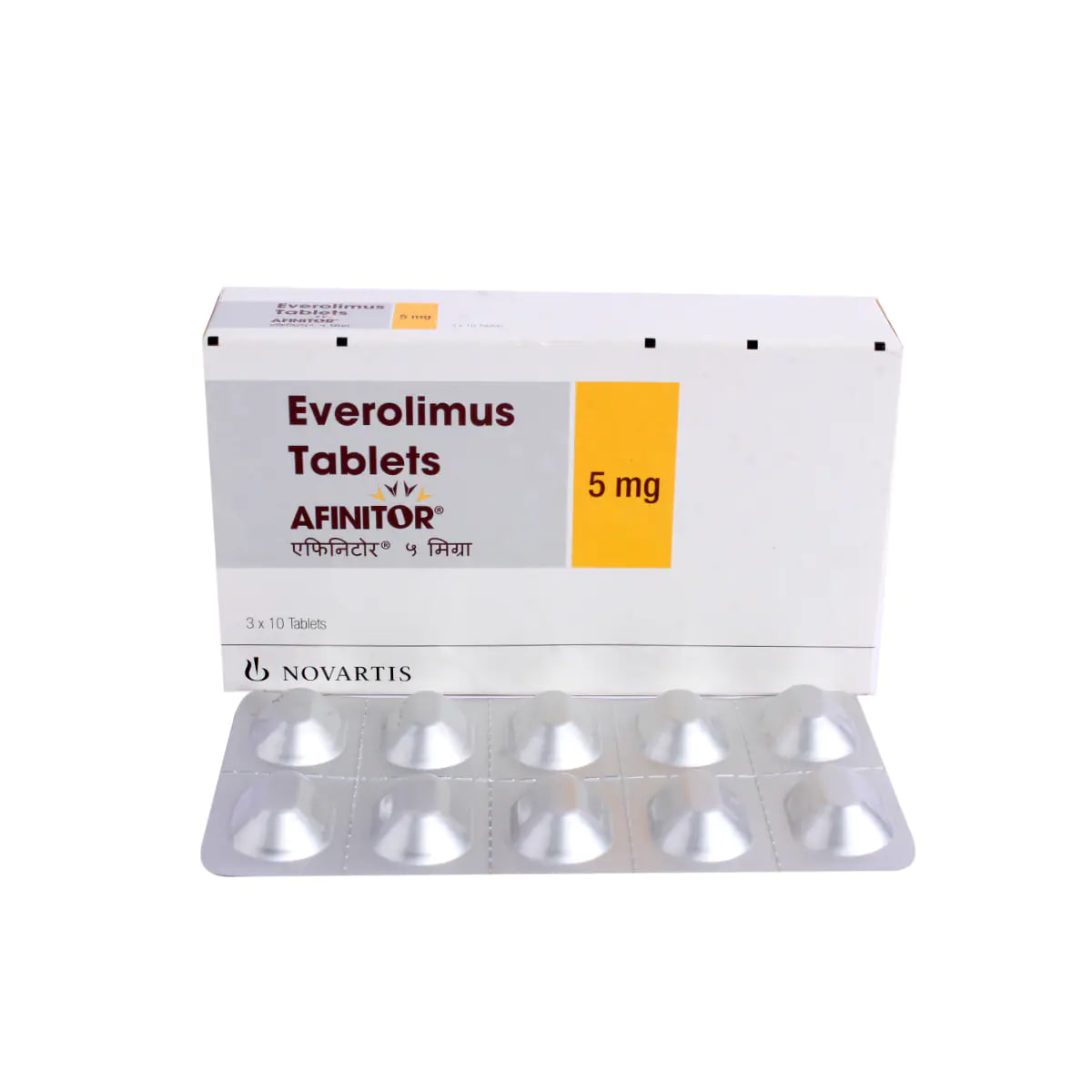 瑞士诺华生产的依维莫司（别名：飞尼妥、Everolimus、Afinitor）