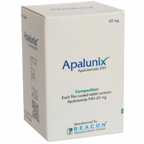 孟加拉碧康制药生产的阿帕他胺（别名：Apalunix、阿帕鲁他胺薄膜片、安森珂、阿帕他胺、Apalutamide、Erleada）