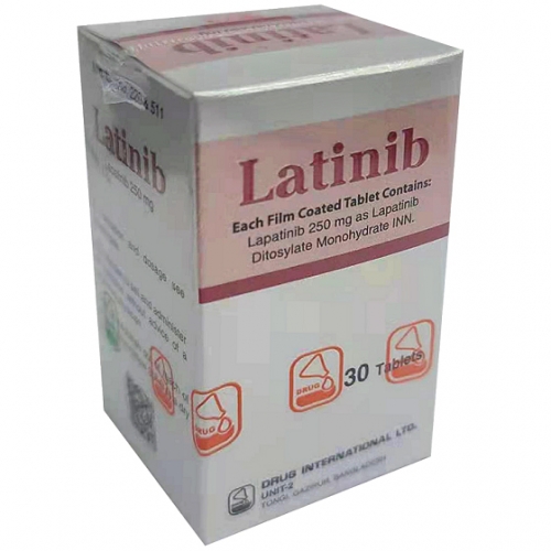 孟加拉耀品国际生产的拉帕替尼（别名：Latinib、拉帕替尼(GB4)、甲苯磺酸拉帕替尼片、泰立沙、泰克布、lapatinib、Tykerb®）