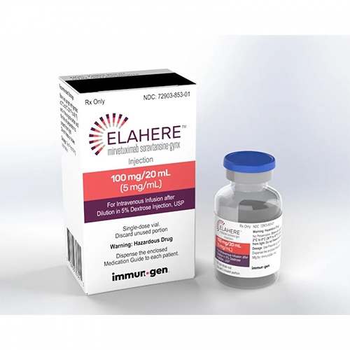 美国immunomedics生产的Elahere（别名：mirvetuximab、soravtansine-gynx）