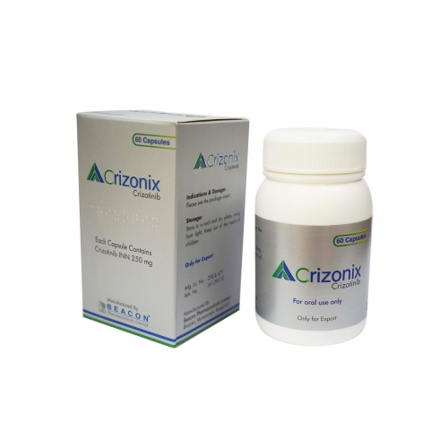 孟加拉碧康制药生产的克唑替尼（赛可瑞、Crizotinib、Xalkori、Crizalk、Crizonix）的价格，多少钱，说明书，副作用，功效