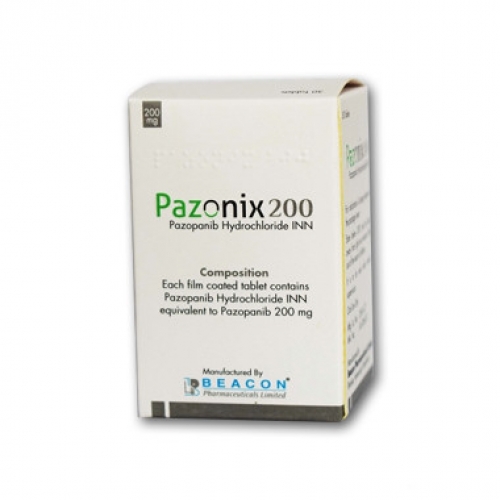 孟加拉碧康制药生产的帕唑帕尼（别名： 培唑帕尼、维全特、pazopanib、Votrient）的价格，多少钱，说明书，副作用，功效
